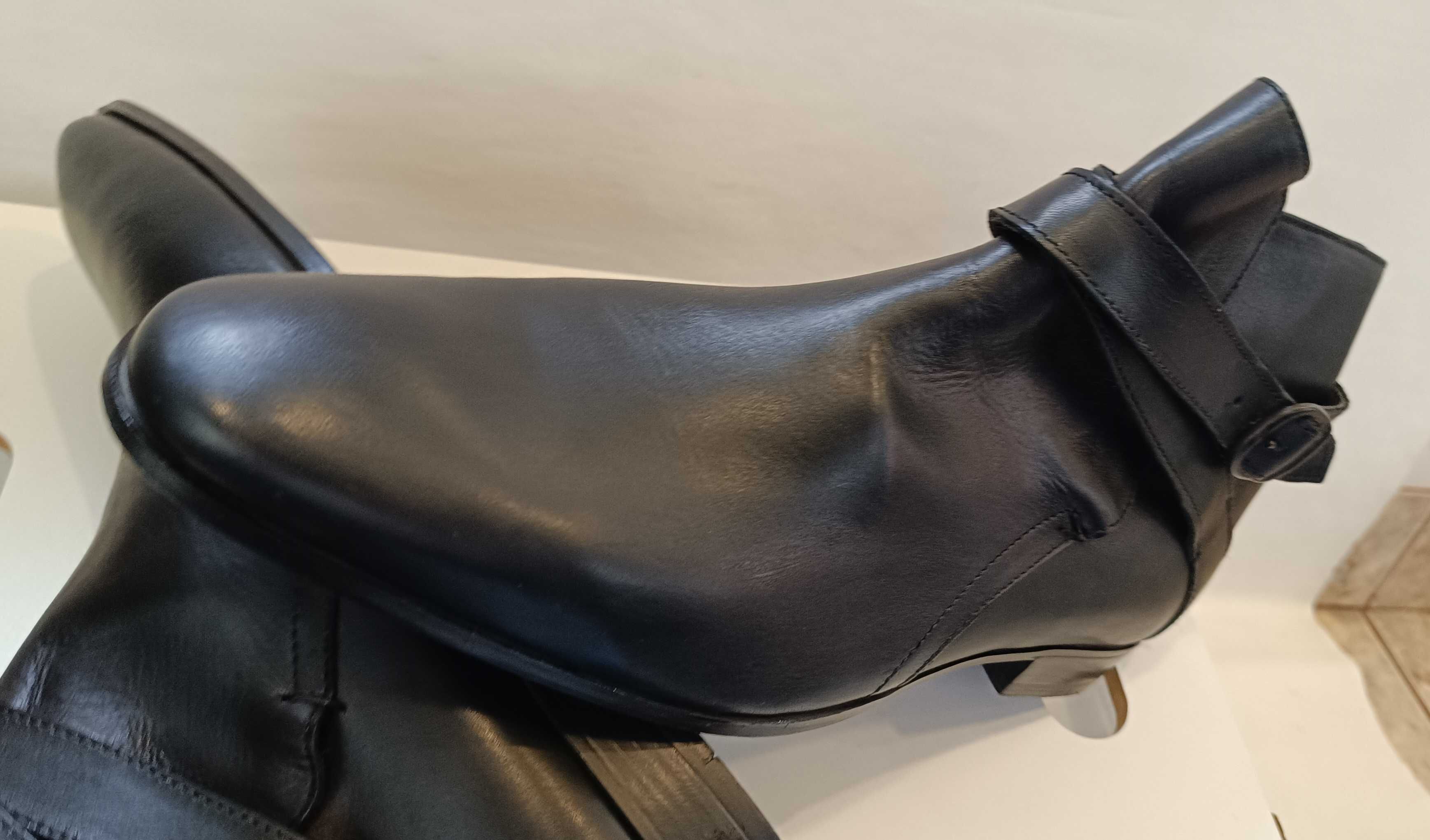 Ghete jodhpur zip 43 premium Bata Italy piele naturala moale