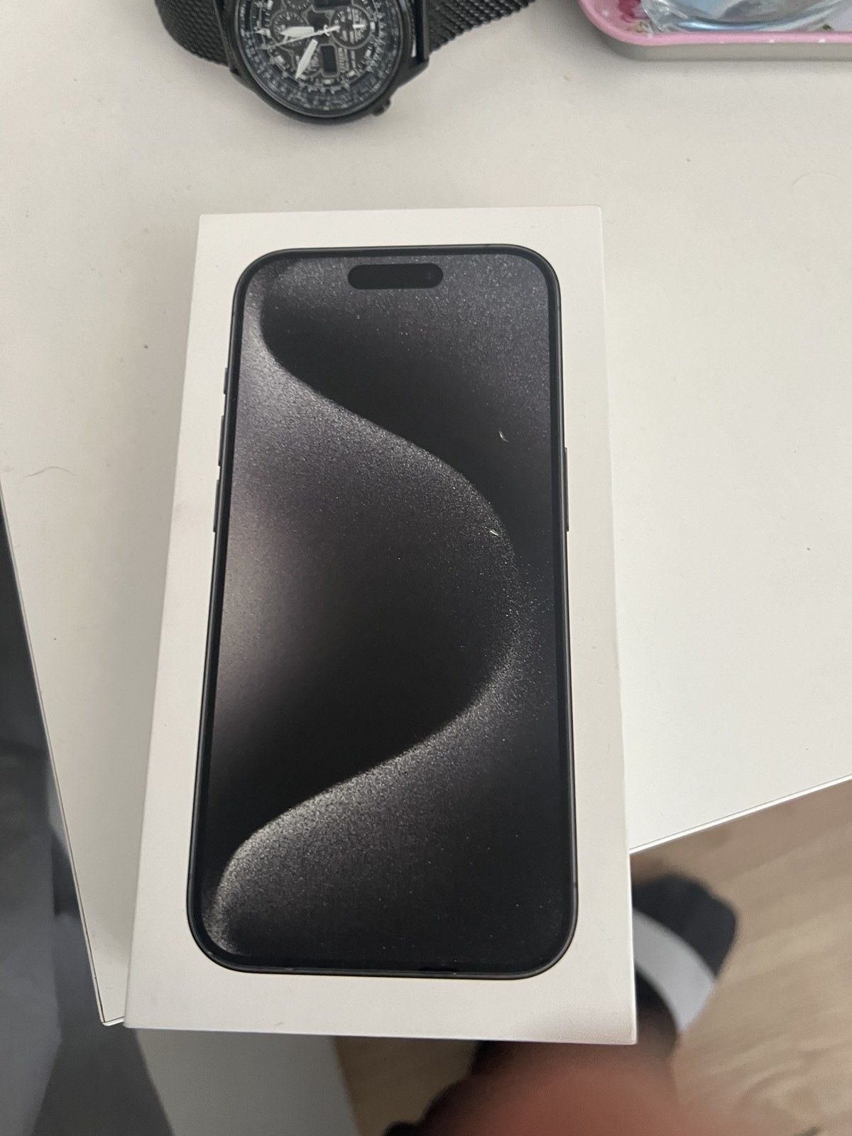 Iphone 15 pro 128GB, Black. Нов, фабрично отключен.