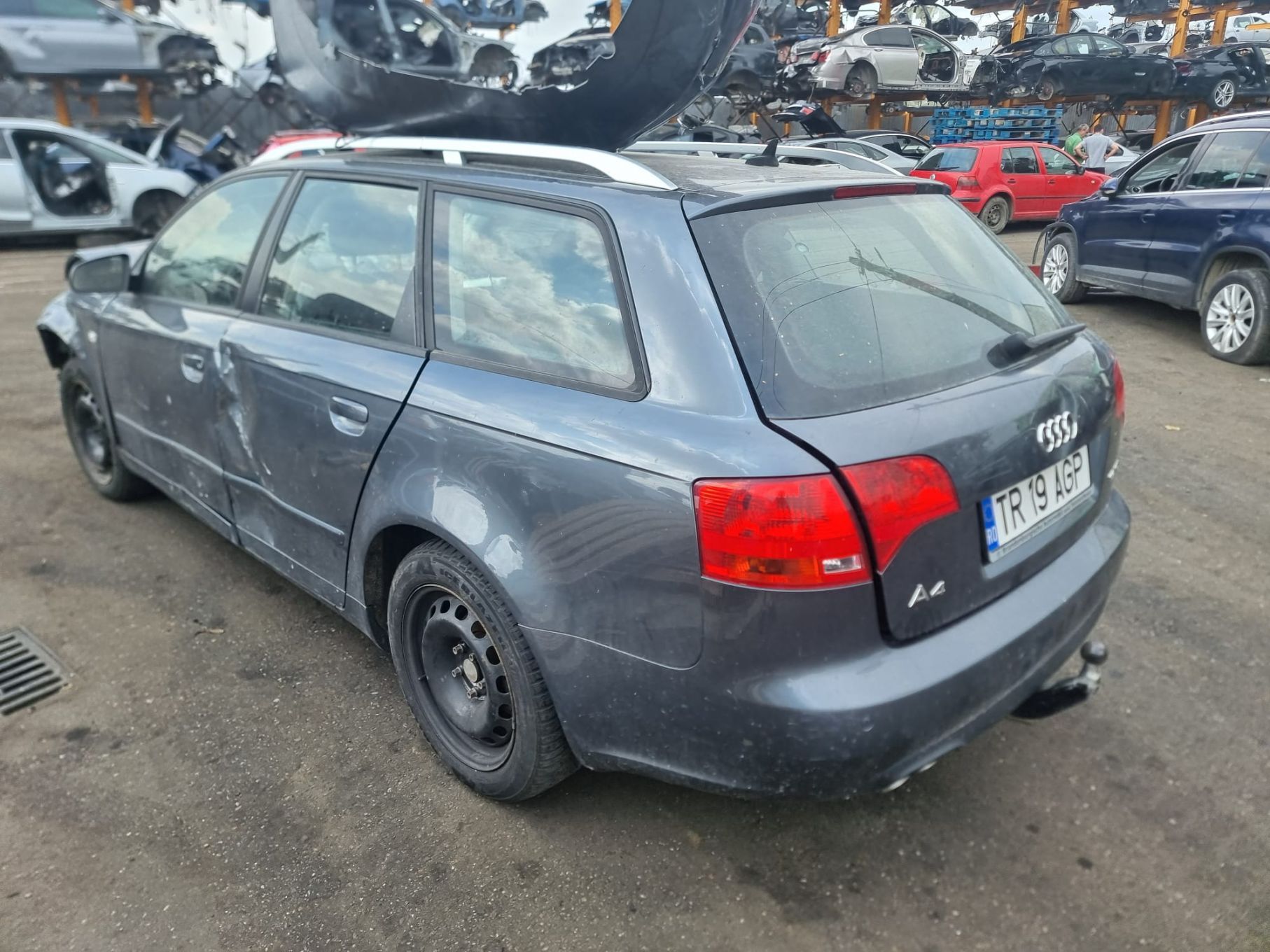 Motoras macara dreapta fata 8e1959802h Audi A4 B7 [2004 - 2008] 1.9 t