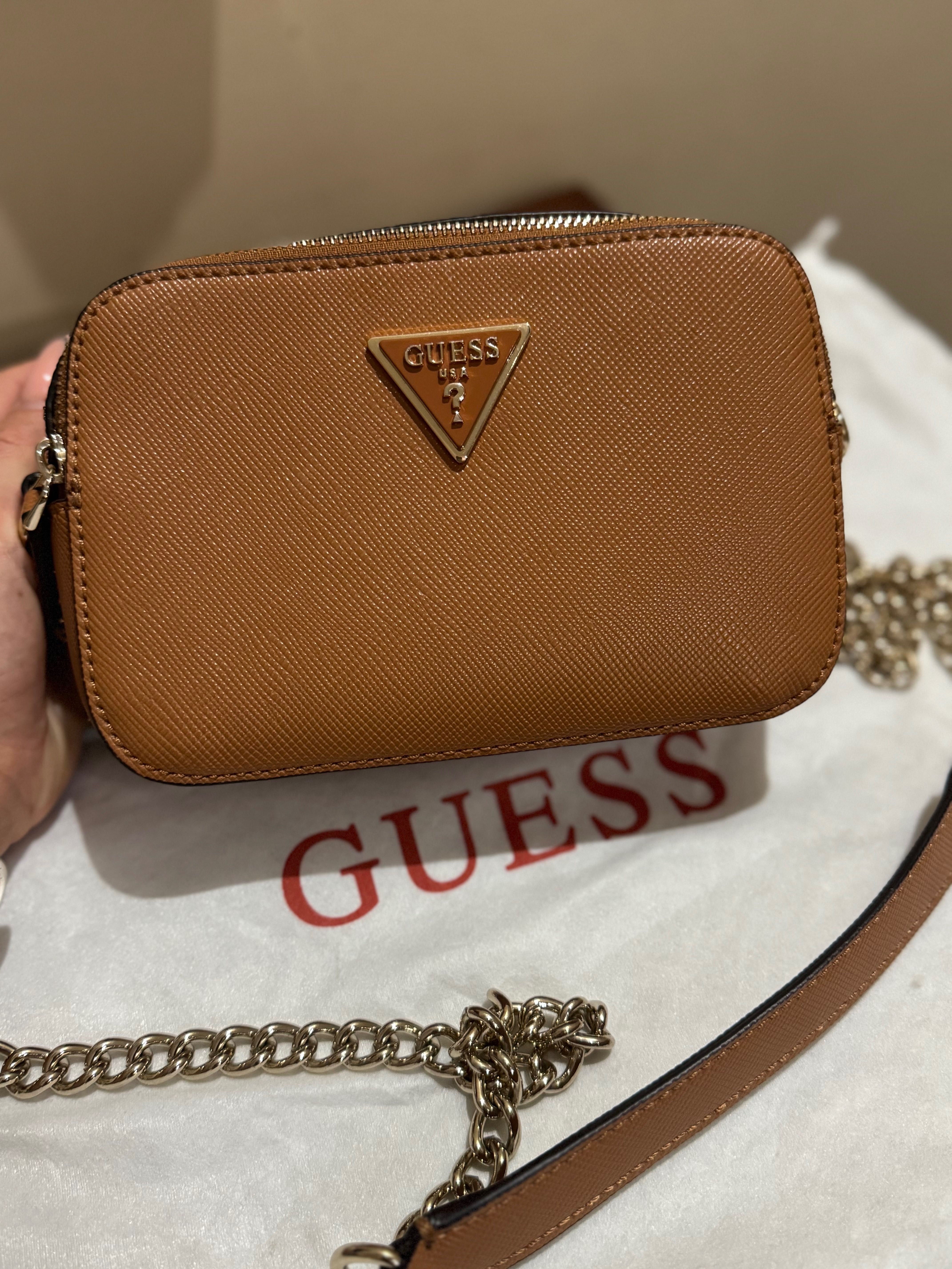 Чанта Guess, кафява