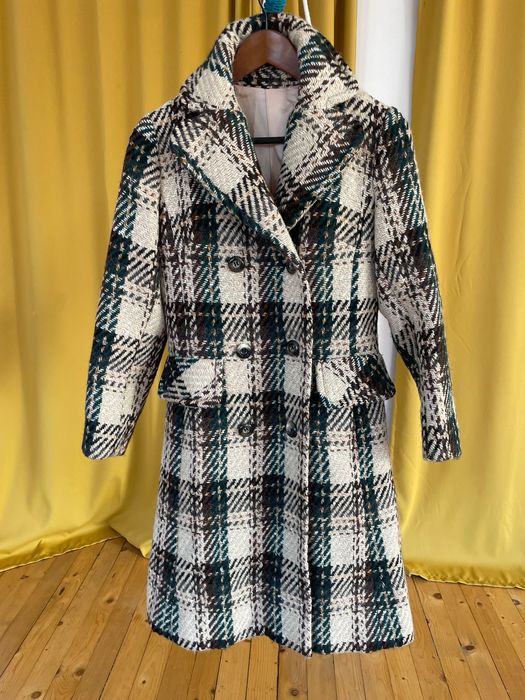 палто 100% ирландска вълна, размер S