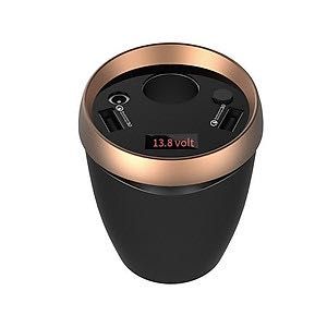Бързо зареждане LED 3.0 Dual USB зарядно за кола, адаптер за телефон
