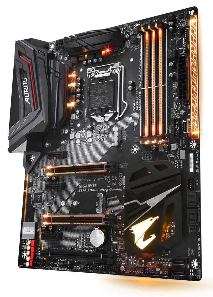 Дъно Дънна платка GIGABYTE Z370 AORUS Ultra Gaming 1151 DDR4 OVERCLOCK
