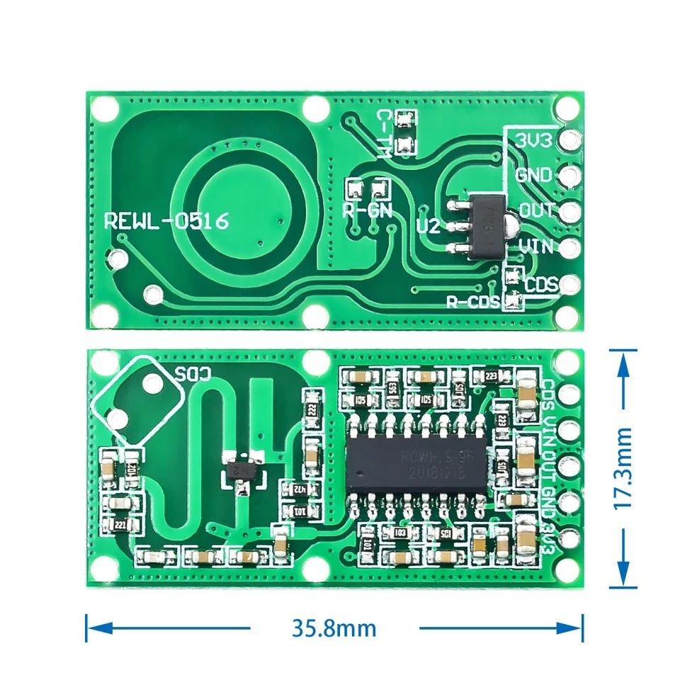 Датчик движения инфракрасный микроволновый реле переходник USB