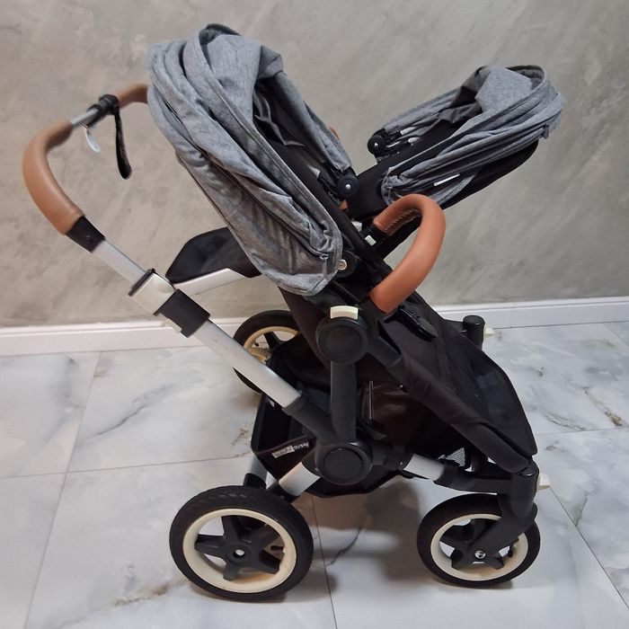 Carucior gemeni Bugaboo donkey  set 2in1 sport si scaune auto