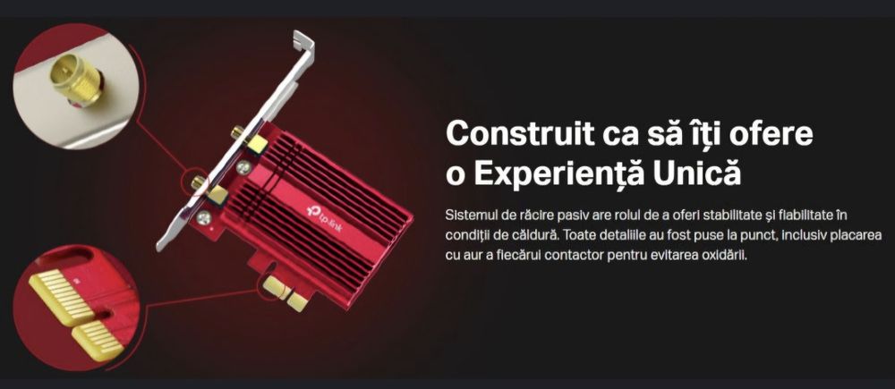 Placa Wifi Bluetooth Intel Wi-Fi 6 AX200 (Archer TX3000E)
Intel Wi-Fi