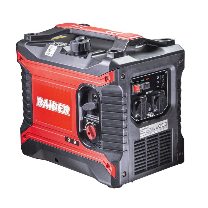 Монофазен инверторен бензинов генератор за ток RAIDER RD-GG10, 2.5 kW