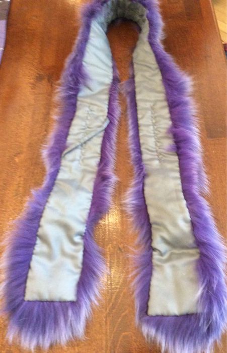 Guler de blaba naturala/vulpe