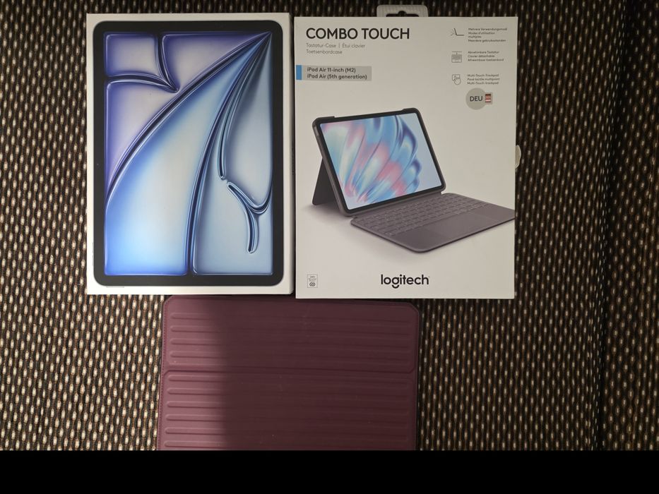 iPad Air 11 M2 (128GB, Wi-Fi) + Tastatură Logitech +Apple Pencil Pro