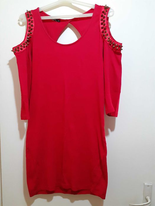 Червена дамска рокля Kikiriki 10 лева