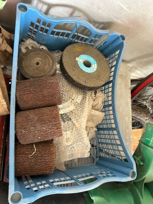 Полираща машина гриндер шлайф шмиргел внос от Англия 220волта