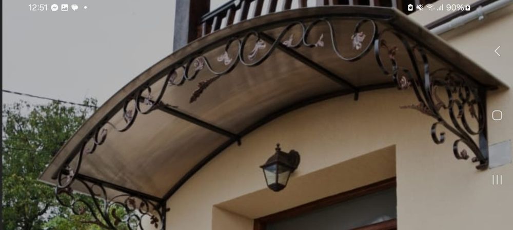 Copertine din fier forjat