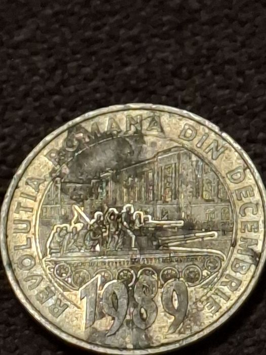 moneda 50 bani sin 1989 de lq revolutie