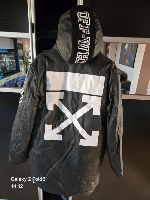 Geacă OffWhite piele naturală