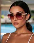 Ochelari soare crem, leopard, negri marimi diferite