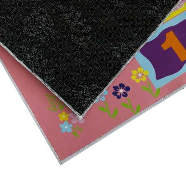 Декоративен правоъгълен килим Mercado Trade, За деца, Розов