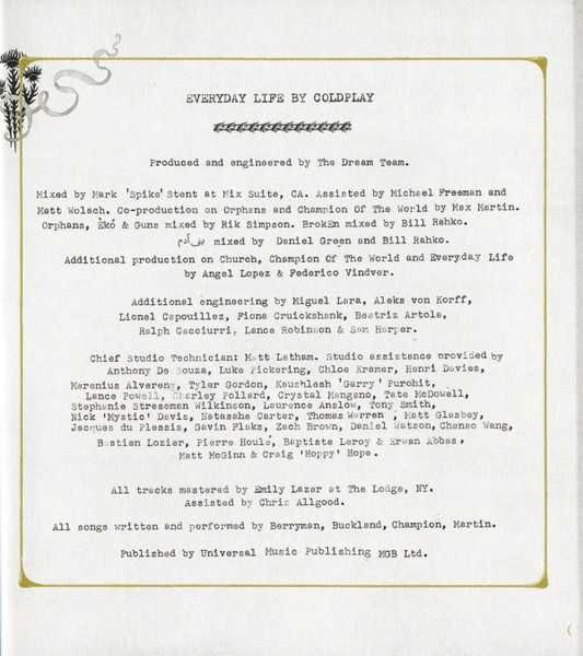 CD Coldplay - Everyday Life 2019 Special Edition Casebound Book