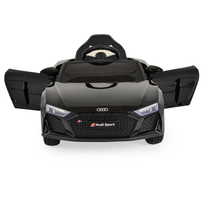ТОП ЦЕНА!НОВО!Акумулаторна кола Audi R8 BLACK с 12V батерия,меки гуми