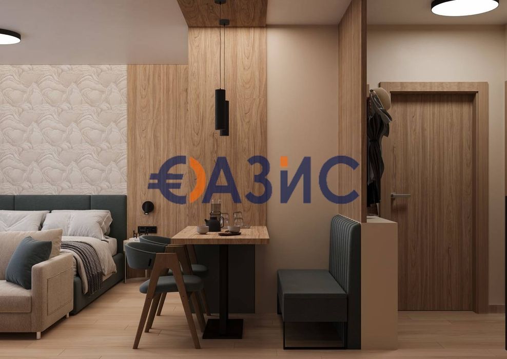 Студио на 1-ви етаж, комплекс Доменико, Свети Влас, България - 50,73