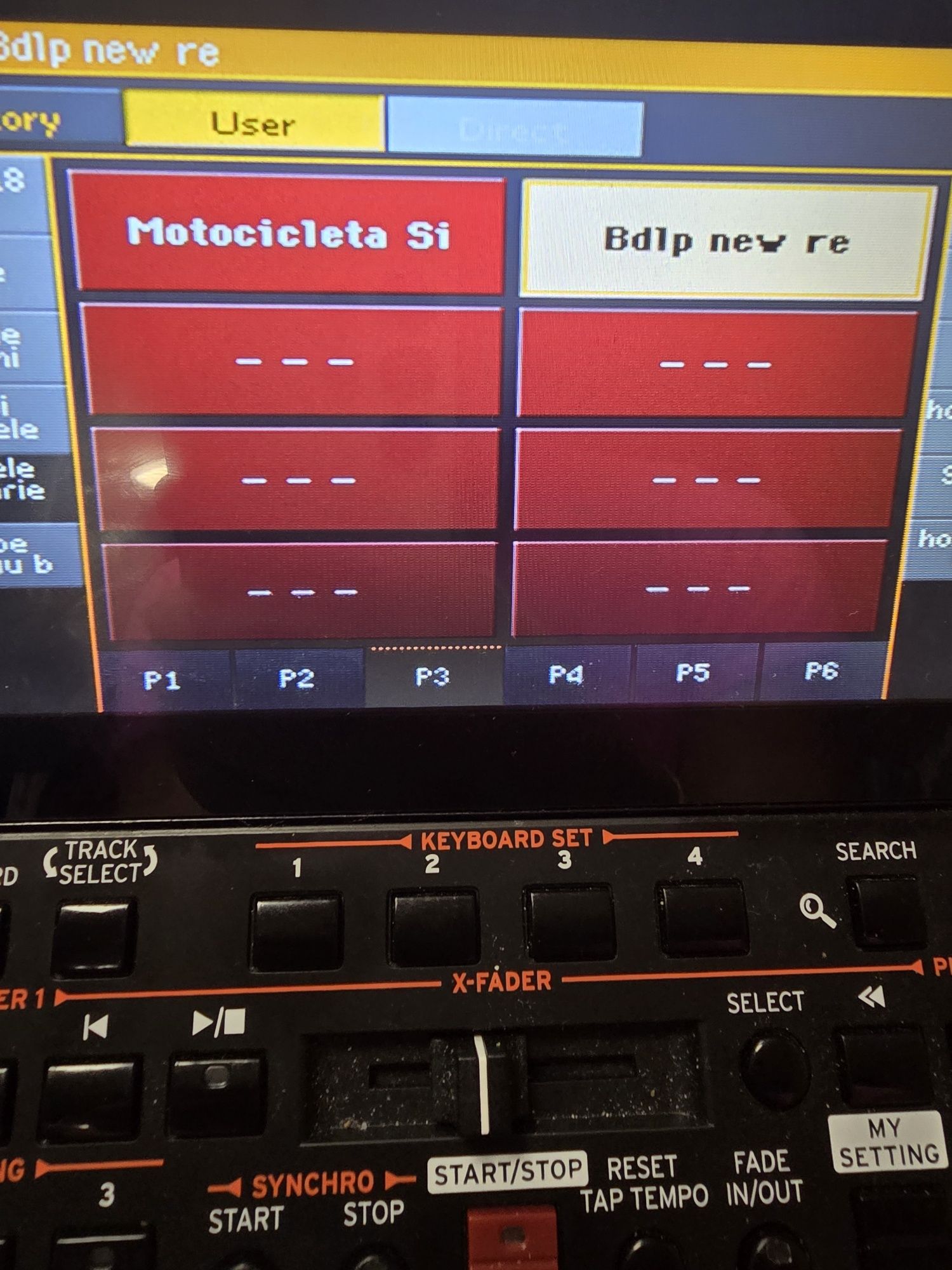 Set korg pa1000 pa700 korg pa5x Manual 2025