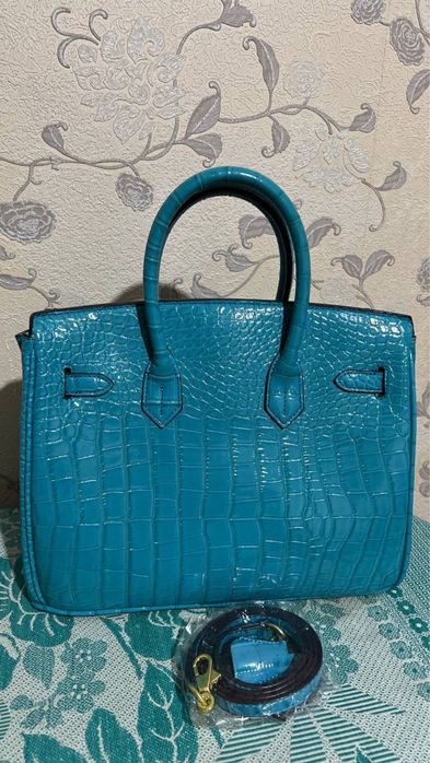 Hermes сумка ментоловый