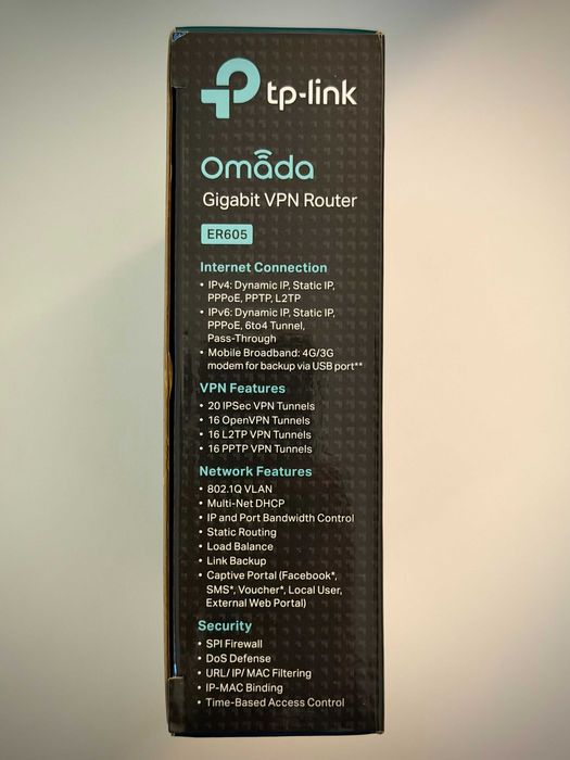 Router VPN TP-Link ER605 v2, Gigabit + Garanție ( Aug 2026 )
