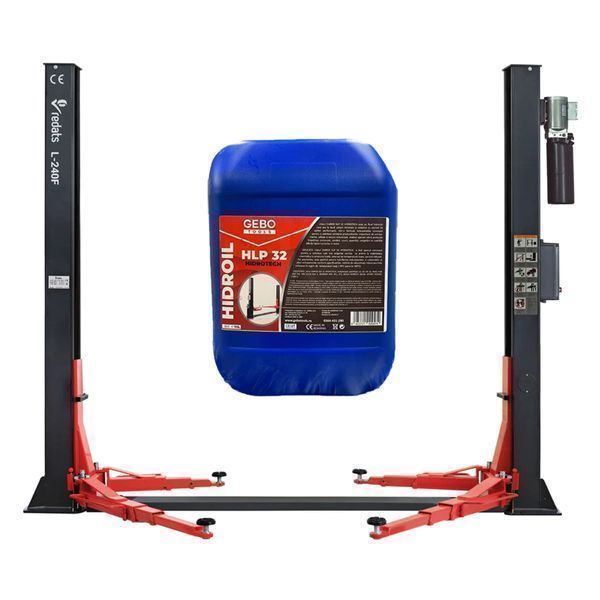 Двуколонен подемник 4 т с автоматично електрохидравлично отключване съ