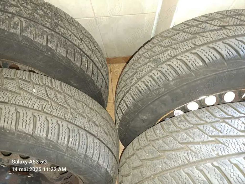 Anvelopa/anvelope/cauciuc - iarna 215/60 R16 Matador + 4 jante tabla