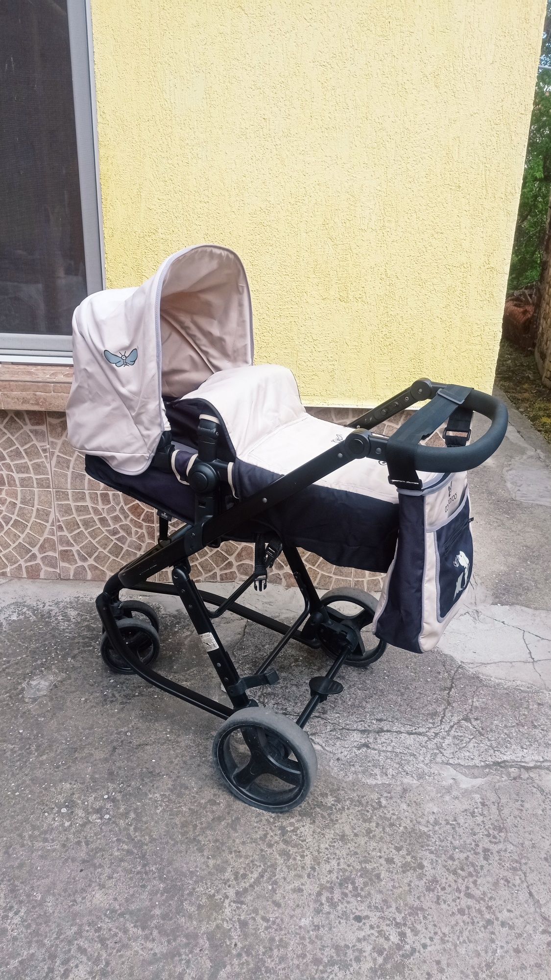 Бебешка количка Cangaroo Sarah, бежова + подаръци