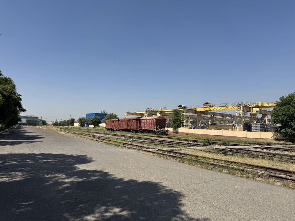 Продается Земля Для Бизнеса Жд Веткой 3 Гектар Бектемир в Дол Дороги