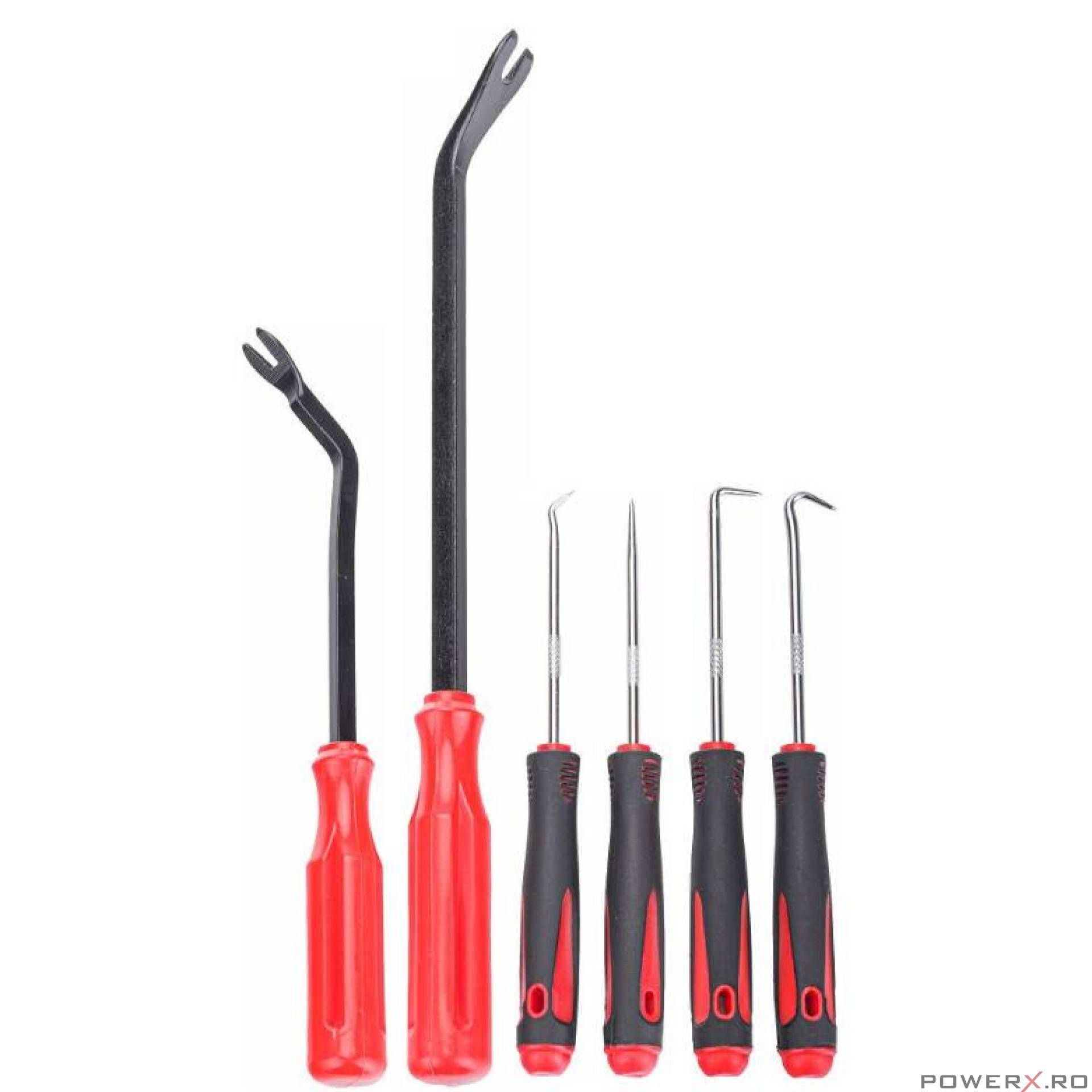 Set extractoare auto pentru tapiterie, 43 piese, Red Technic