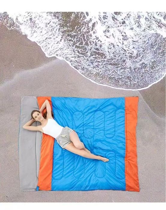 Прокат Двуспальный спальный мешок для кемпинга и отдыха