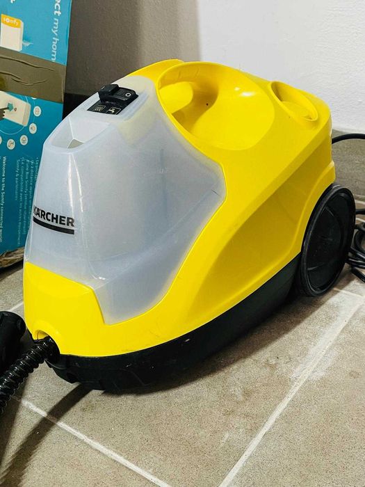 Aparat de curatat cu abur KARCHER SC 4, 0.8l, 2000W, galben-argintiu