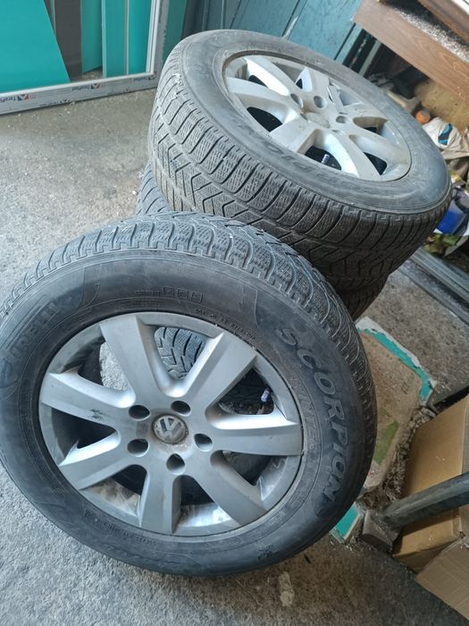 Jante Sonora Touareg 7P 235/65 R17 P+cauciucuri M+S Pirelli