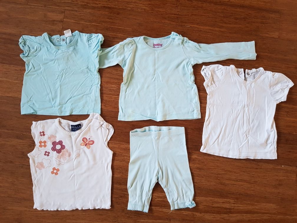 Лот маркови детски дрехи за момиче 6-9 месеца, 68-74 см. ръст