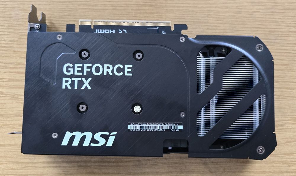Видео карта MSI RTX 5060ti Shadow 2X, 16GB GDDR7