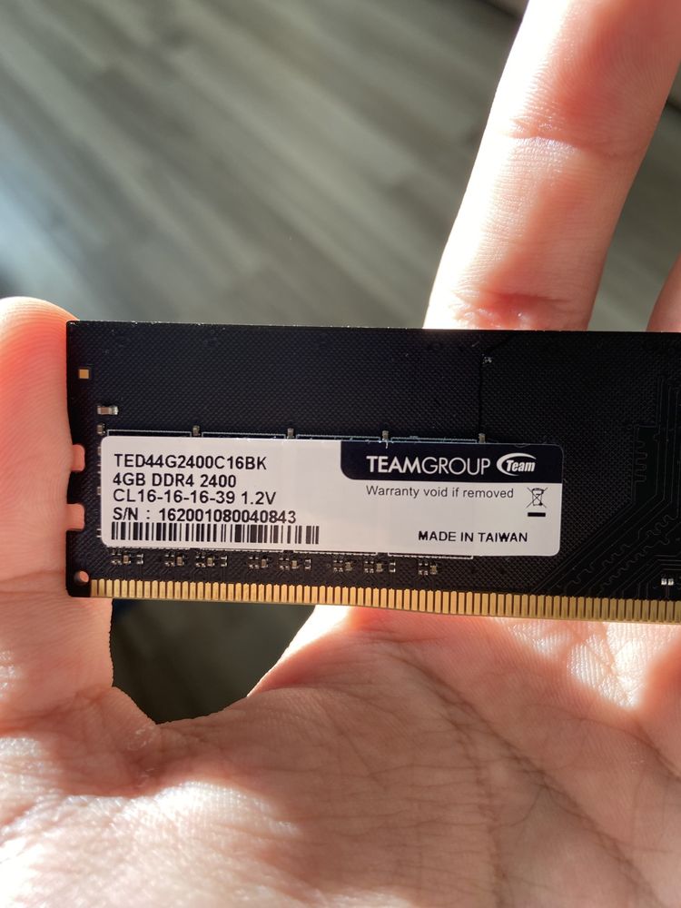 RAM памет TEAMGROUP elite 2x4gb