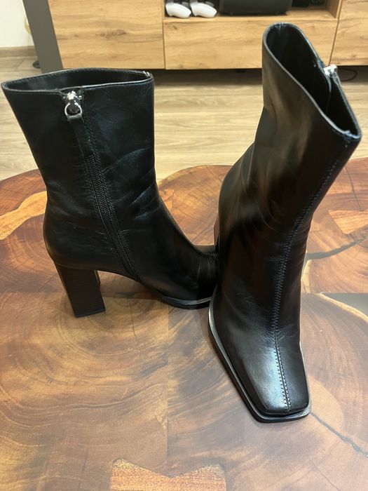 Ghete Zara piele naturala