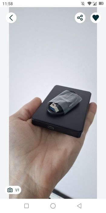 Hdd portabil 2.5" 1TB USB type-c