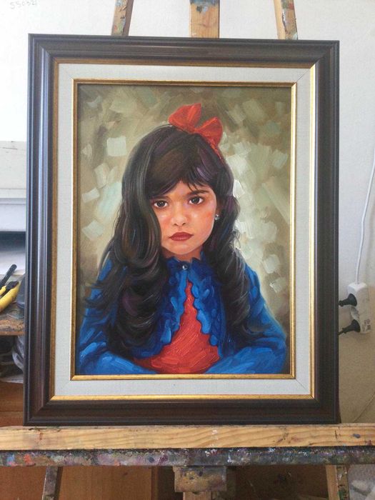 Caricatura pictata la comanda(nu digitala) portrete reale