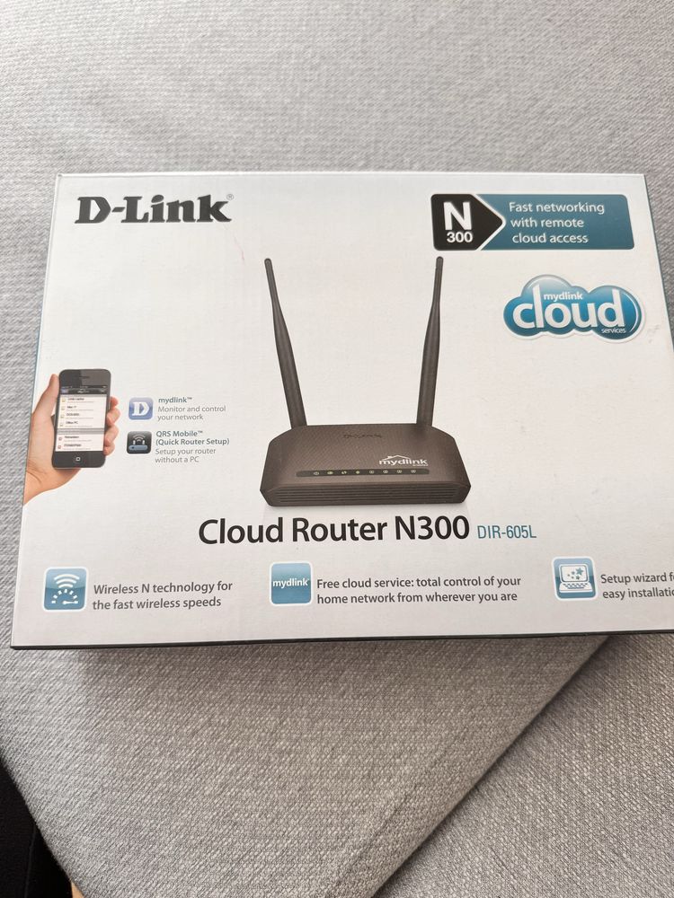 Рутер d-link Wireless N 300 Home облачен рутер DIR-605L