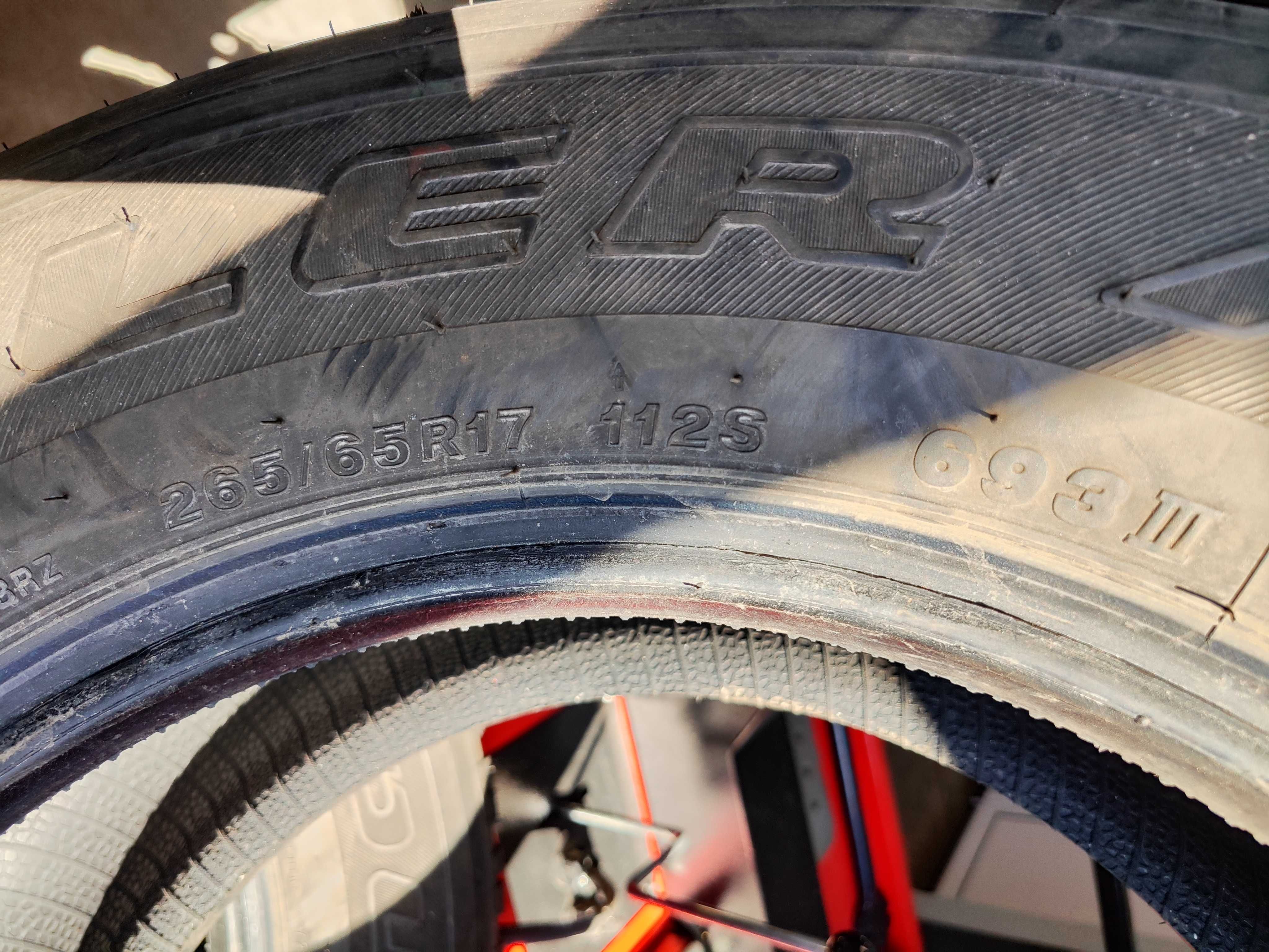 4бр.летни гуми 265/65/17 Bridgestone