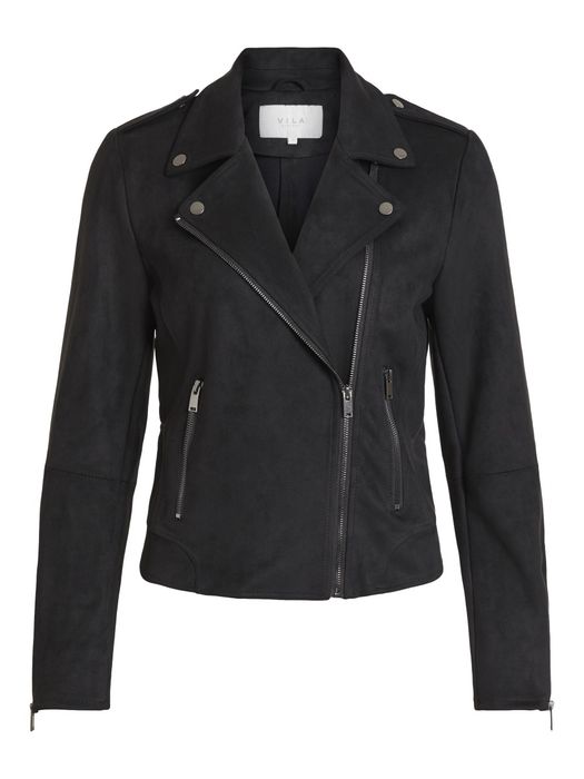 Велурено яке с етикет