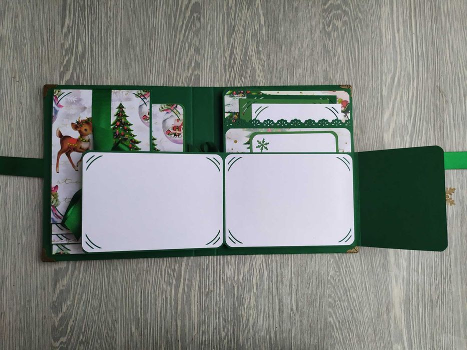 Коледен скрапбук албум "Моята Коледа", ръчна изработка /11.45-46