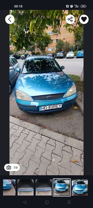Ford Mondeo 1.8 benzina și gaz