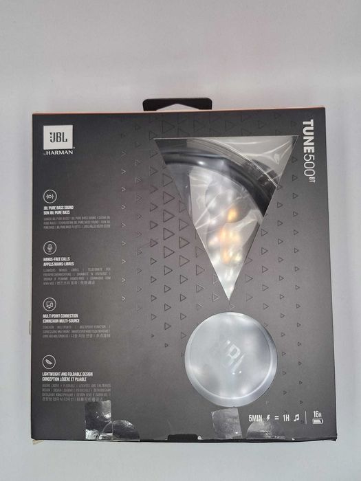 JBL on-ear wireless Tune500BT Negre [#7810#]