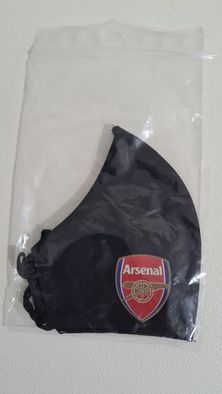 Masca Arsenal, bumbac satinat, dubla, premium, reutilizabila