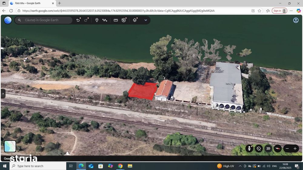 Eforie Sud malul lacului Techitghiol teren intravilan 300mp