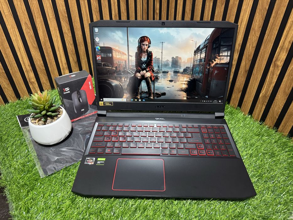 Ноутбук Acer Nitro 5 AMD Ryzen5-4600H|GTX1650|Ram8GB|SSD512GB|