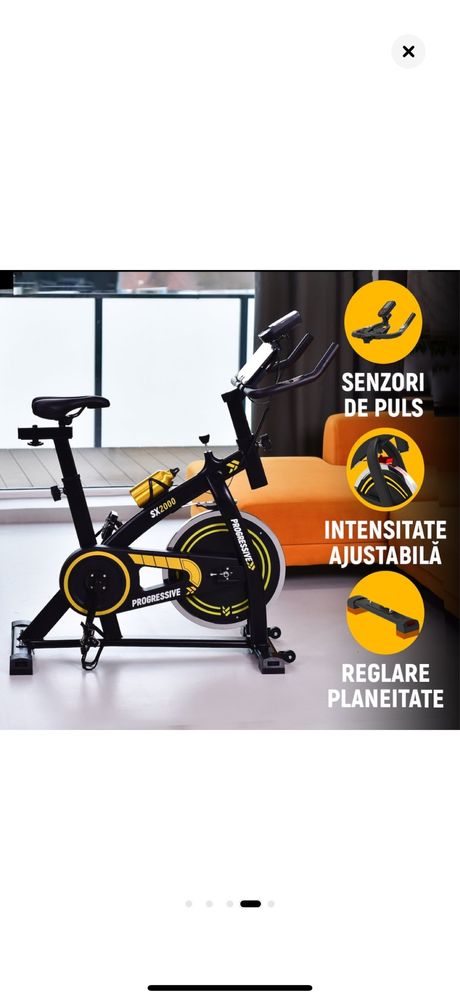 Bicicleta fitness interior Progressive SX2000, bluetooth